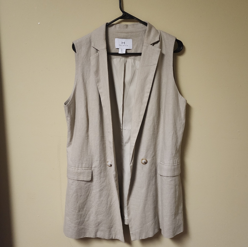 Linen vest